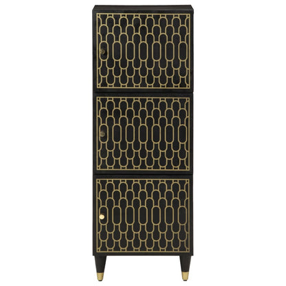 Skříň Highboard 40 X 33 X 110 Cm Masivní Mangovníkové Dřevo