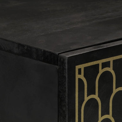 Skříň Highboard 40 X 33 X 110 Cm Masivní Mangovníkové Dřevo