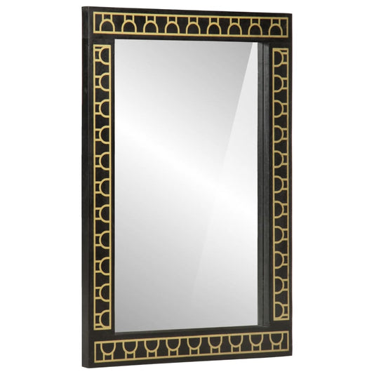 Koupelnové Zrcadlo 50 X 70 X 2,5 Cm Masivní Mangovník A Sklo