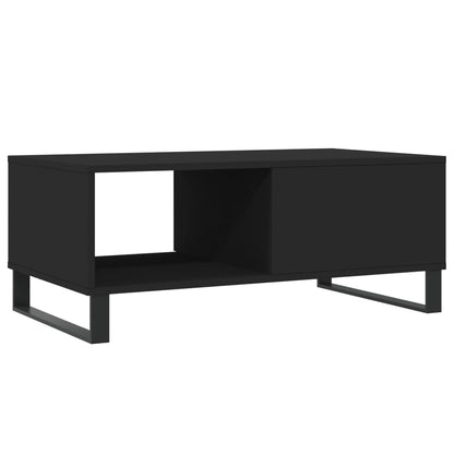 Konferenční Stolek Černý 90X50X36,5 Cm Kompozitní Dřevo