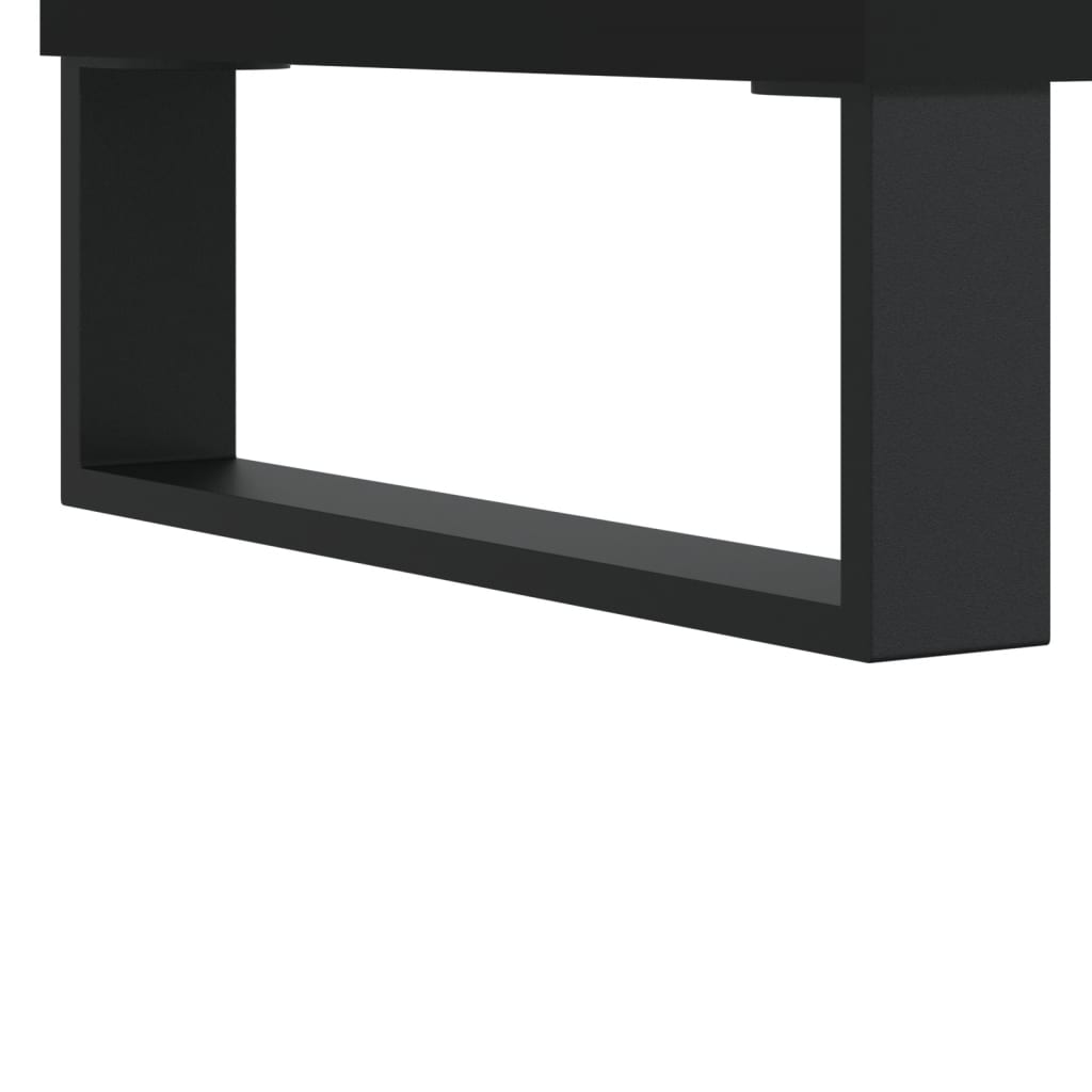 Konferenční Stolek Černý 90X50X36,5 Cm Kompozitní Dřevo
