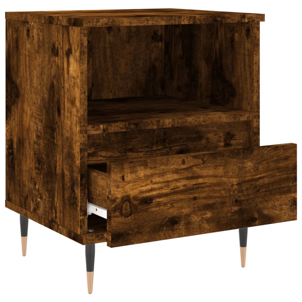 Noční Stolky 2 Ks 40 X 35 X 50 Cm Kompozitní Dřevo