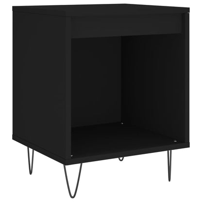 Noční Stolky 2 Ks Černé 40 X 35 X 50 Cm Kompozitní Dřevo