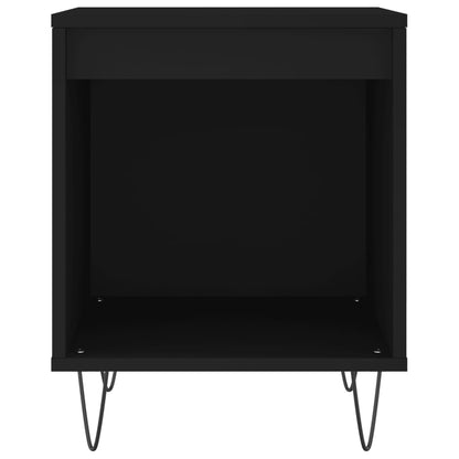 Noční Stolky 2 Ks Černé 40 X 35 X 50 Cm Kompozitní Dřevo