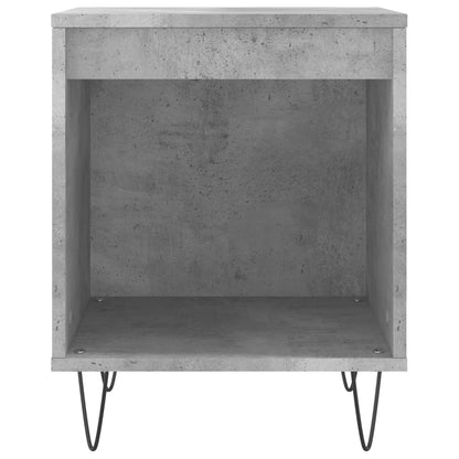 Noční Stolky 2 Ks Betonově Šedé 40X35X50 Cm Kompozitní Dřevo