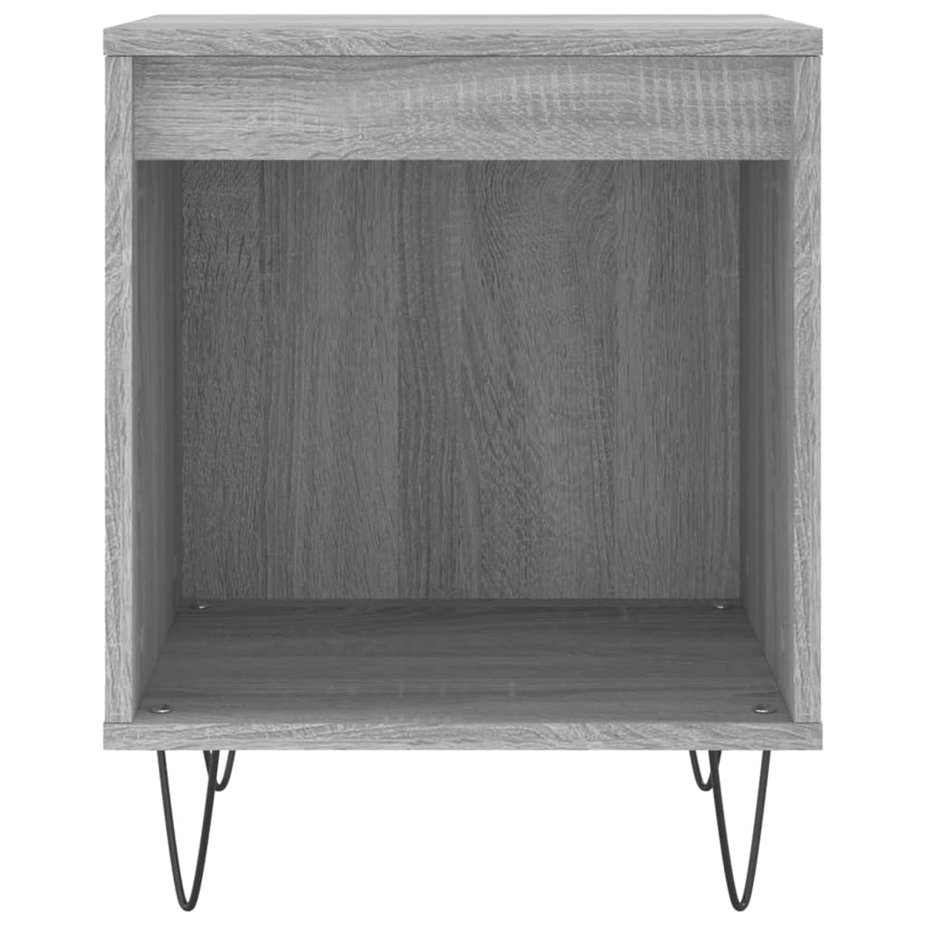 Noční Stolky 2 Ks Šedé Sonoma 40 X 35 X 50 Cm Kompozitní Dřevo