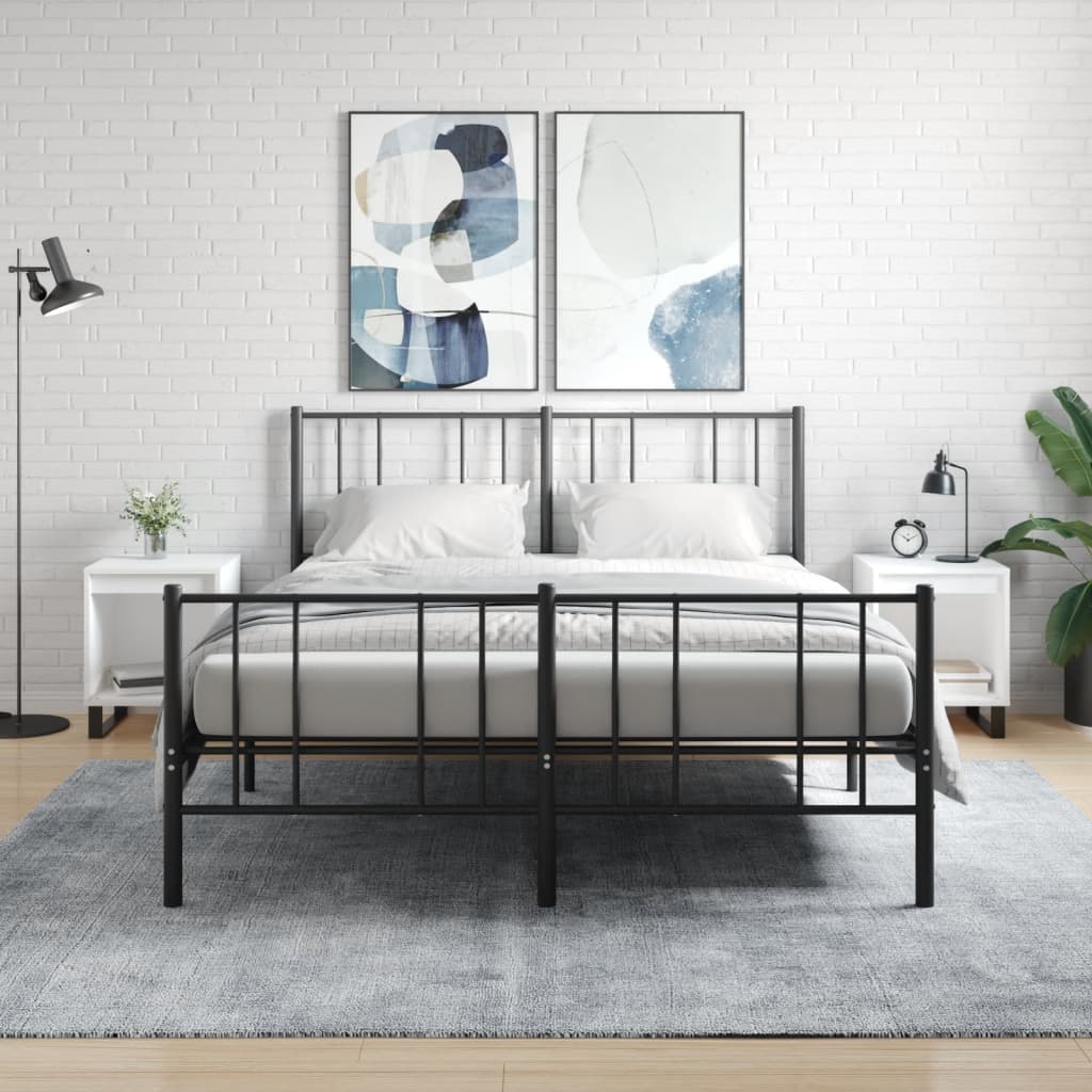Noční Stolky 2 Ks 40 X 35 X 50 Cm Kompozitní Dřevo