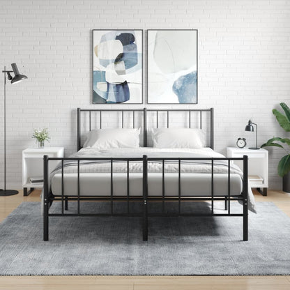 Noční Stolky 2 Ks 40 X 35 X 50 Cm Kompozitní Dřevo