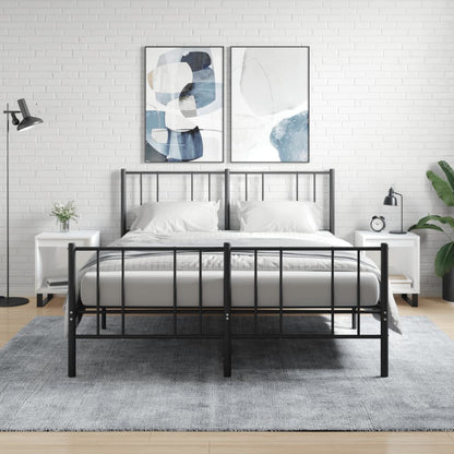 Noční Stolky 2 Ks 40 X 35 X 50 Cm Kompozitní Dřevo