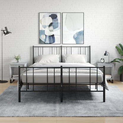 Noční Stolky 2 Ks 40 X 35 X 50 Cm Kompozitní Dřevo