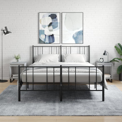 Noční Stolky 2 Ks 40 X 35 X 50 Cm Kompozitní Dřevo
