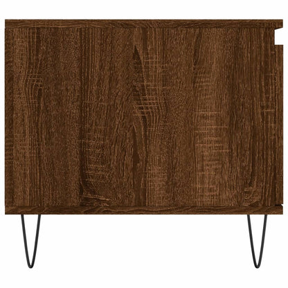 Konferenční Stolek Hnědý Dub 100X50X45 Cm Kompozitní Dřevo