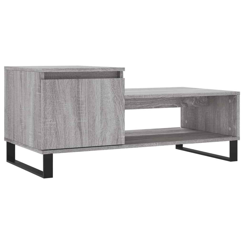 Konferenční Stolek Šedý Sonoma 100X50X45 Cm Kompozitní Dřevo