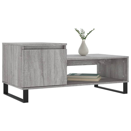Konferenční Stolek Šedý Sonoma 100X50X45 Cm Kompozitní Dřevo