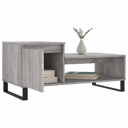 Konferenční Stolek Šedý Sonoma 100X50X45 Cm Kompozitní Dřevo
