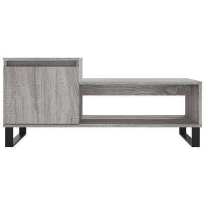 Konferenční Stolek Šedý Sonoma 100X50X45 Cm Kompozitní Dřevo