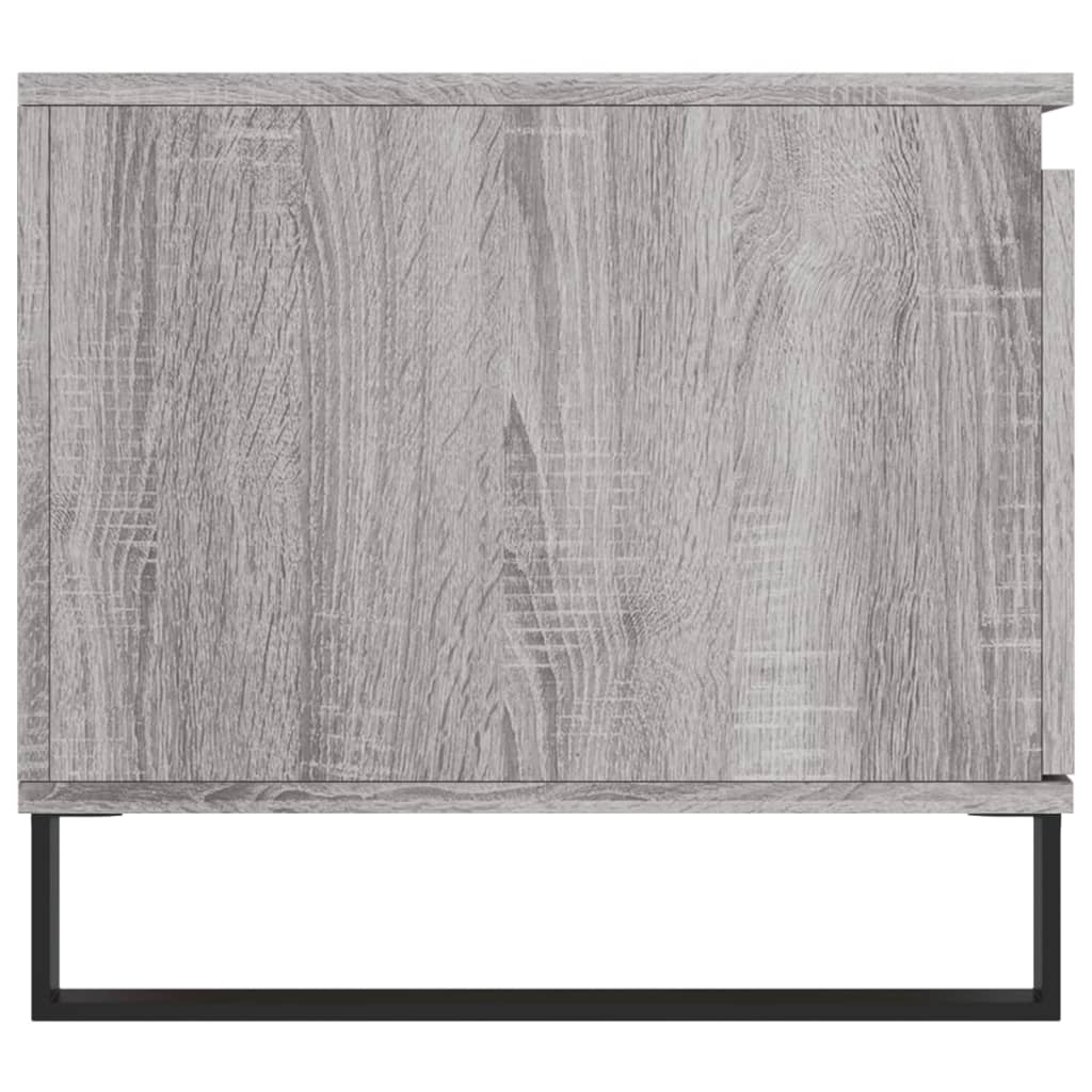Konferenční Stolek Šedý Sonoma 100X50X45 Cm Kompozitní Dřevo