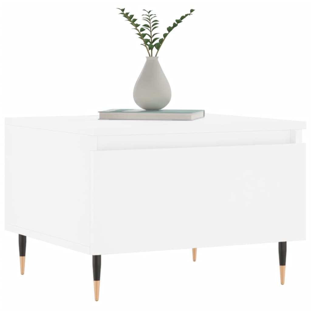Konferenční Stolky 2 Ks Bílé 50 X 46 X 35 Cm Kompozitní Dřevo