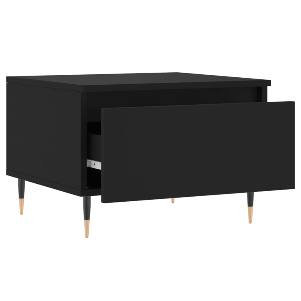 Konferenční Stolky 2 Ks Černé 50 X 46 X 35 Cm Kompozitní Dřevo
