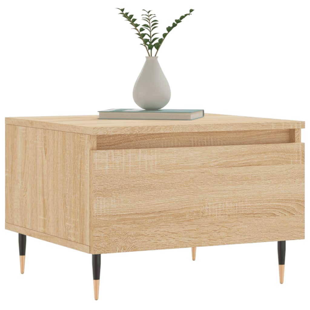 Konferenční Stolky 2 Ks Dub Sonoma 50X46X35 Cm Kompozitní Dřevo
