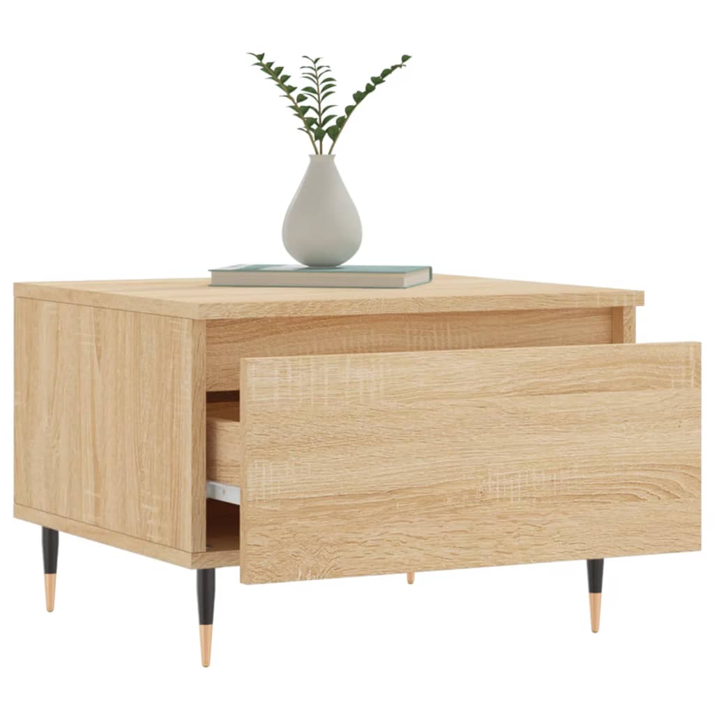 Konferenční Stolky 2 Ks Dub Sonoma 50X46X35 Cm Kompozitní Dřevo