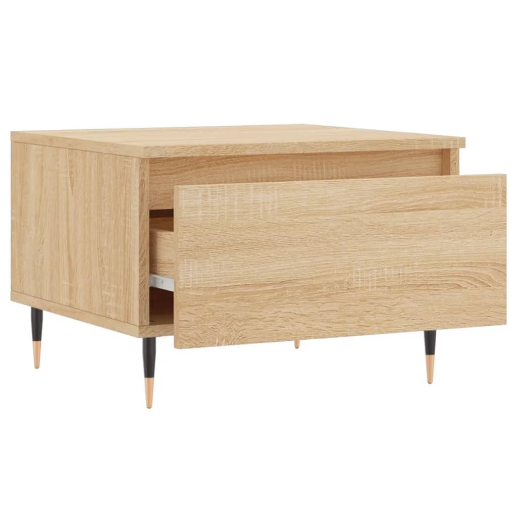 Konferenční Stolky 2 Ks Dub Sonoma 50X46X35 Cm Kompozitní Dřevo