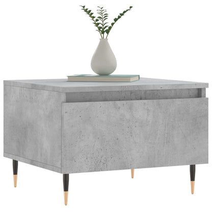 Konferenční Stolky 2 Ks Betonově Šedé 50 X 46 X 35 Cm Kompozit