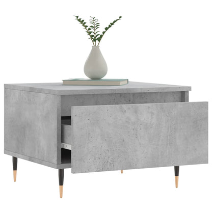 Konferenční Stolky 2 Ks Betonově Šedé 50 X 46 X 35 Cm Kompozit