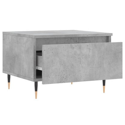 Konferenční Stolky 2 Ks Betonově Šedé 50 X 46 X 35 Cm Kompozit