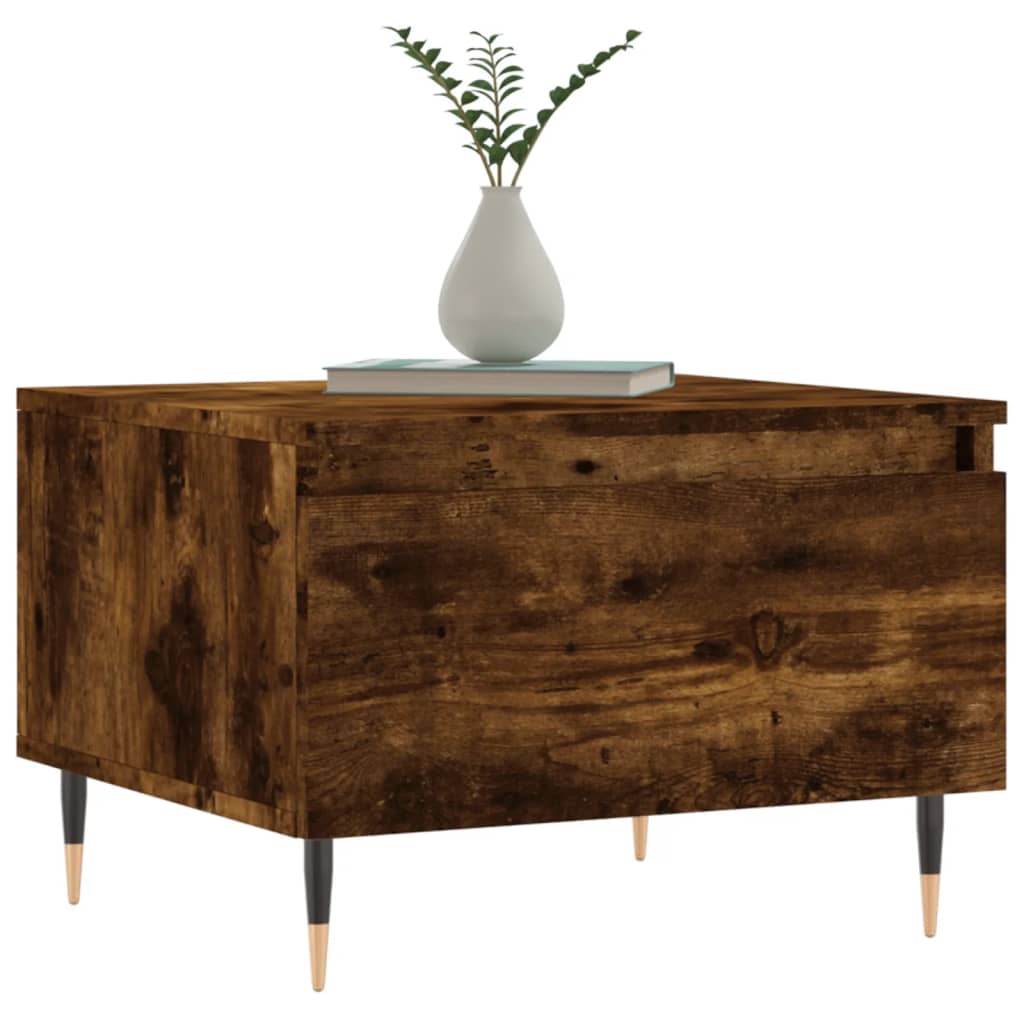 Konferenční Stolky 2 Ks Kouřový Dub 50X46X35Cm Kompozitní Dřevo