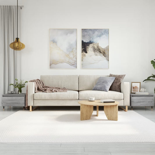 Konferenční Stolky 2 Ks Šedé Sonoma 50X46X35Cm Kompozitní Dřevo