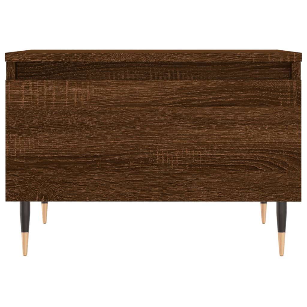 Konferenční Stolky 2 Ks Hnědý Dub 50X46X35 Cm Kompozitní Dřevo