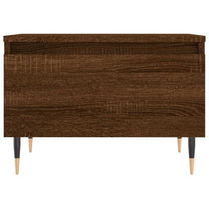 Konferenční Stolky 2 Ks Hnědý Dub 50X46X35 Cm Kompozitní Dřevo
