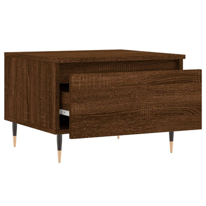 Konferenční Stolky 2 Ks Hnědý Dub 50X46X35 Cm Kompozitní Dřevo