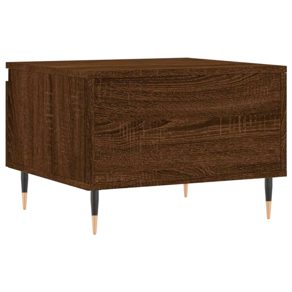 Konferenční Stolky 2 Ks Hnědý Dub 50X46X35 Cm Kompozitní Dřevo