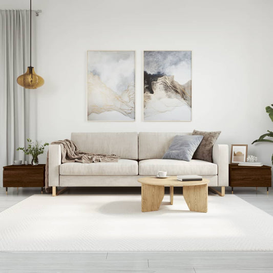 Konferenční Stolky 2 Ks Hnědý Dub 50X46X35 Cm Kompozitní Dřevo