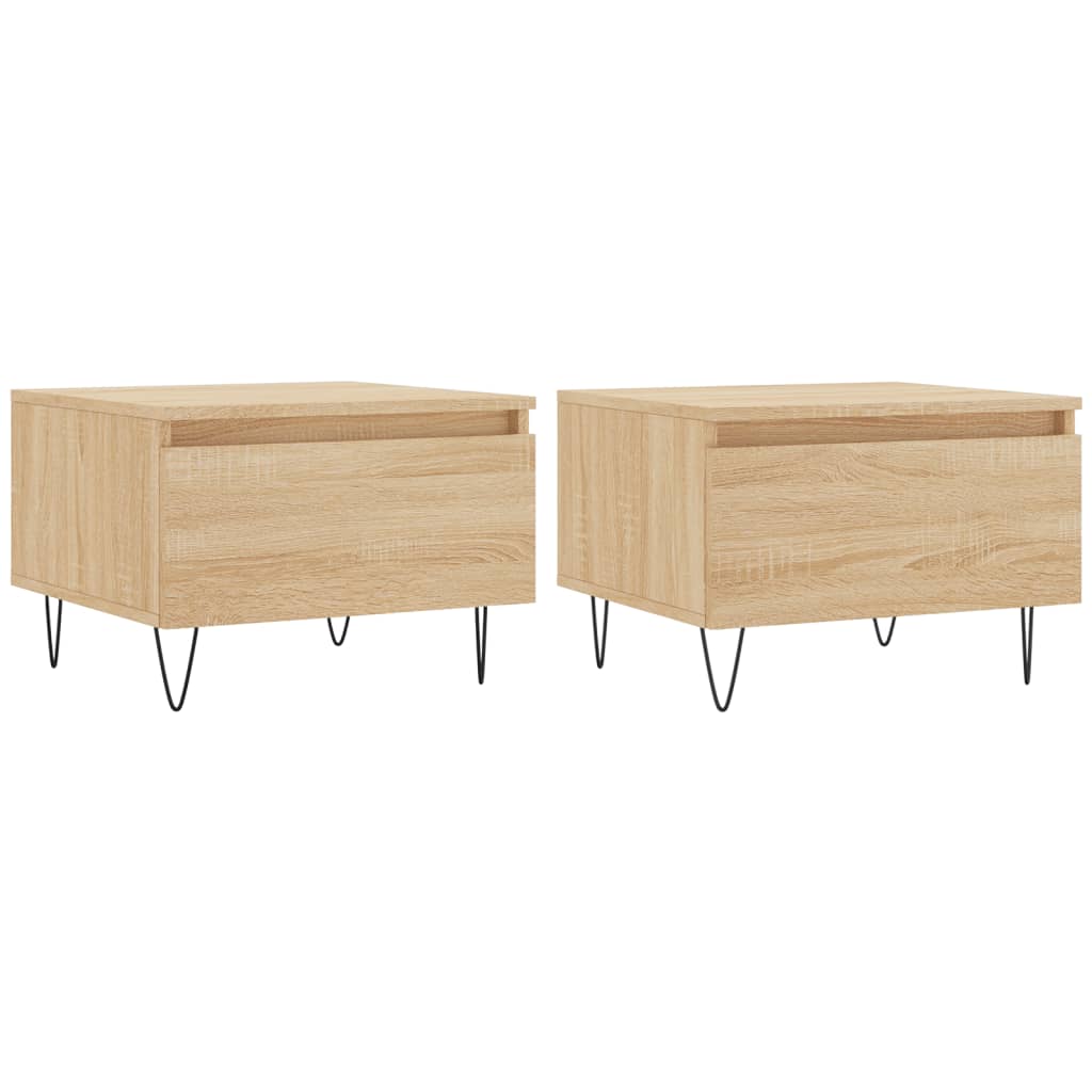 Konferenční Stolky 2 Ks 50X46X35 Cm Kompozitní Dřevo