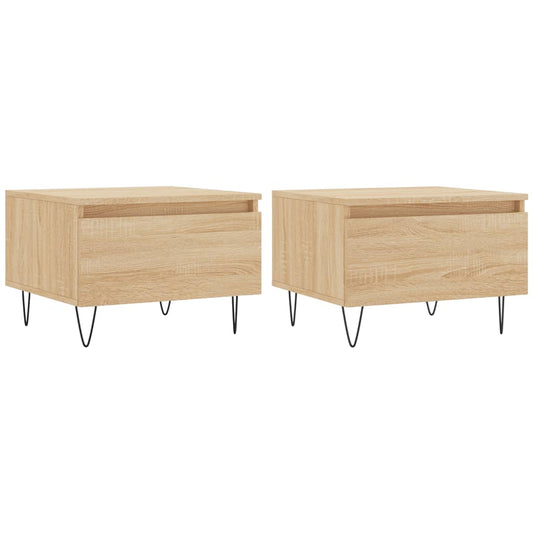 Konferenční Stolky 2 Ks 50X46X35 Cm Kompozitní Dřevo