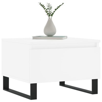 Konferenční Stolky 2 Ks Bílé 50 X 46 X 35 Cm Kompozitní Dřevo