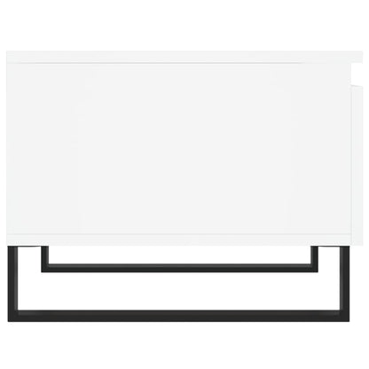 Konferenční Stolky 2 Ks Bílé 50 X 46 X 35 Cm Kompozitní Dřevo