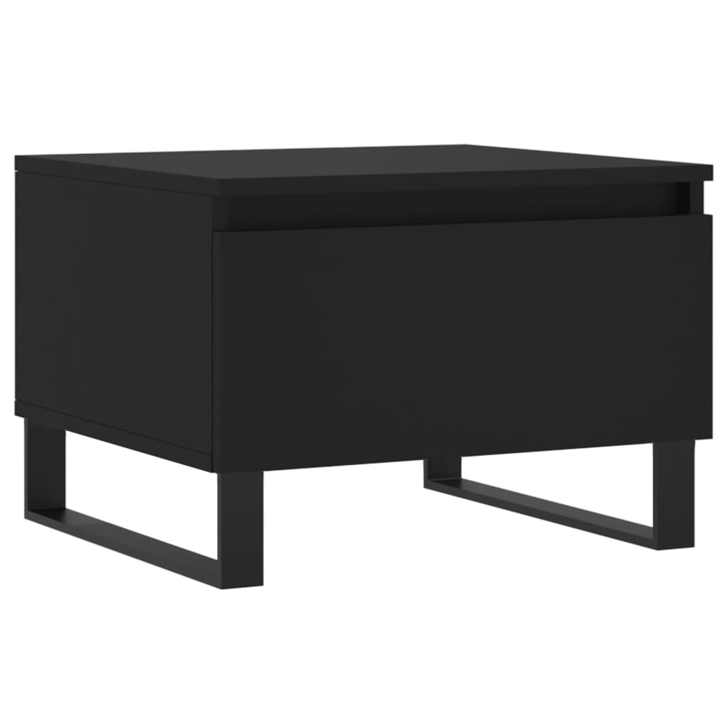 Konferenční Stolky 2 Ks Černé 50 X 46 X 35 Cm Kompozitní Dřevo