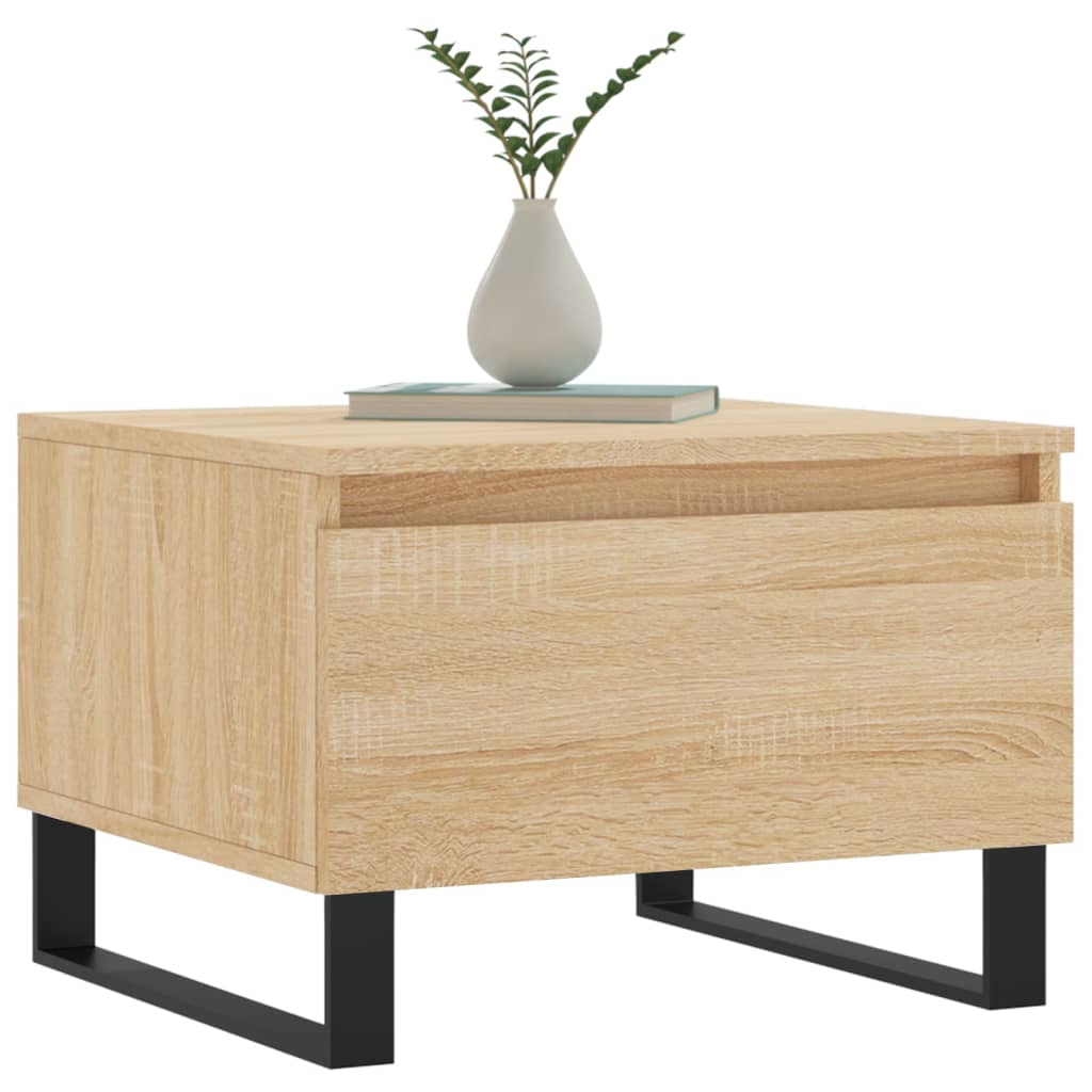 Konferenční Stolky 2 Ks Dub Sonoma 50X46X35 Cm Kompozitní Dřevo