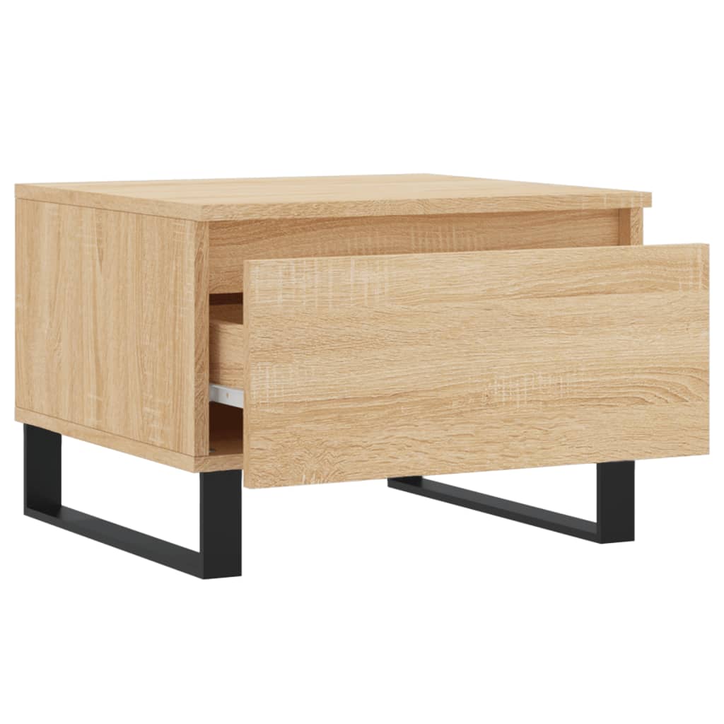 Konferenční Stolky 2 Ks Dub Sonoma 50X46X35 Cm Kompozitní Dřevo