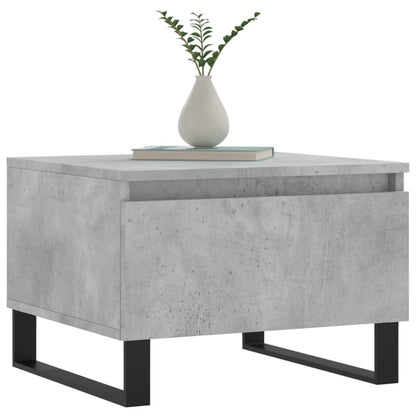 Konferenční Stolky 2 Ks Betonově Šedé 50 X 46 X 35 Cm Kompozit
