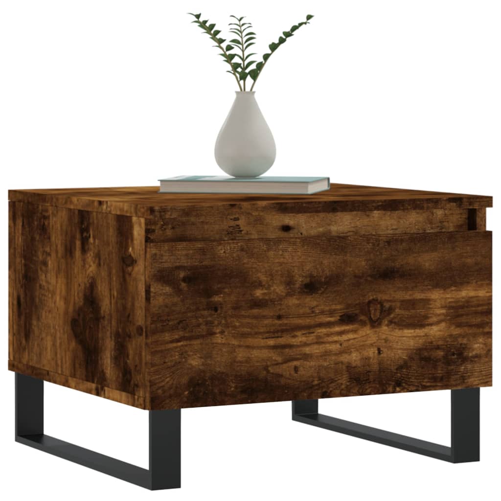 Konferenční Stolky 2 Ks Kouřový Dub 50X46X35Cm Kompozitní Dřevo