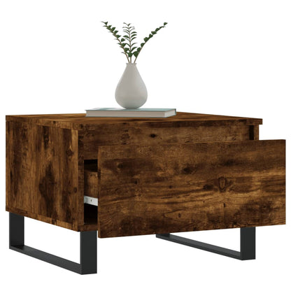 Konferenční Stolky 2 Ks Kouřový Dub 50X46X35Cm Kompozitní Dřevo