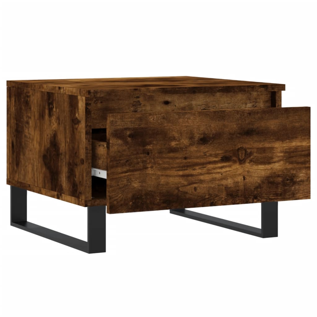 Konferenční Stolky 2 Ks Kouřový Dub 50X46X35Cm Kompozitní Dřevo