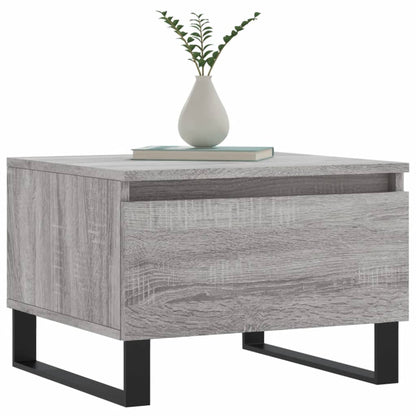 Konferenční Stolky 2 Ks Šedé Sonoma 50X46X35Cm Kompozitní Dřevo