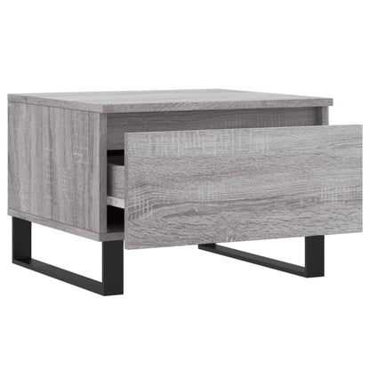 Konferenční Stolky 2 Ks Šedé Sonoma 50X46X35Cm Kompozitní Dřevo
