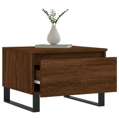 Konferenční Stolky 2 Ks Hnědý Dub 50X46X35 Cm Kompozitní Dřevo